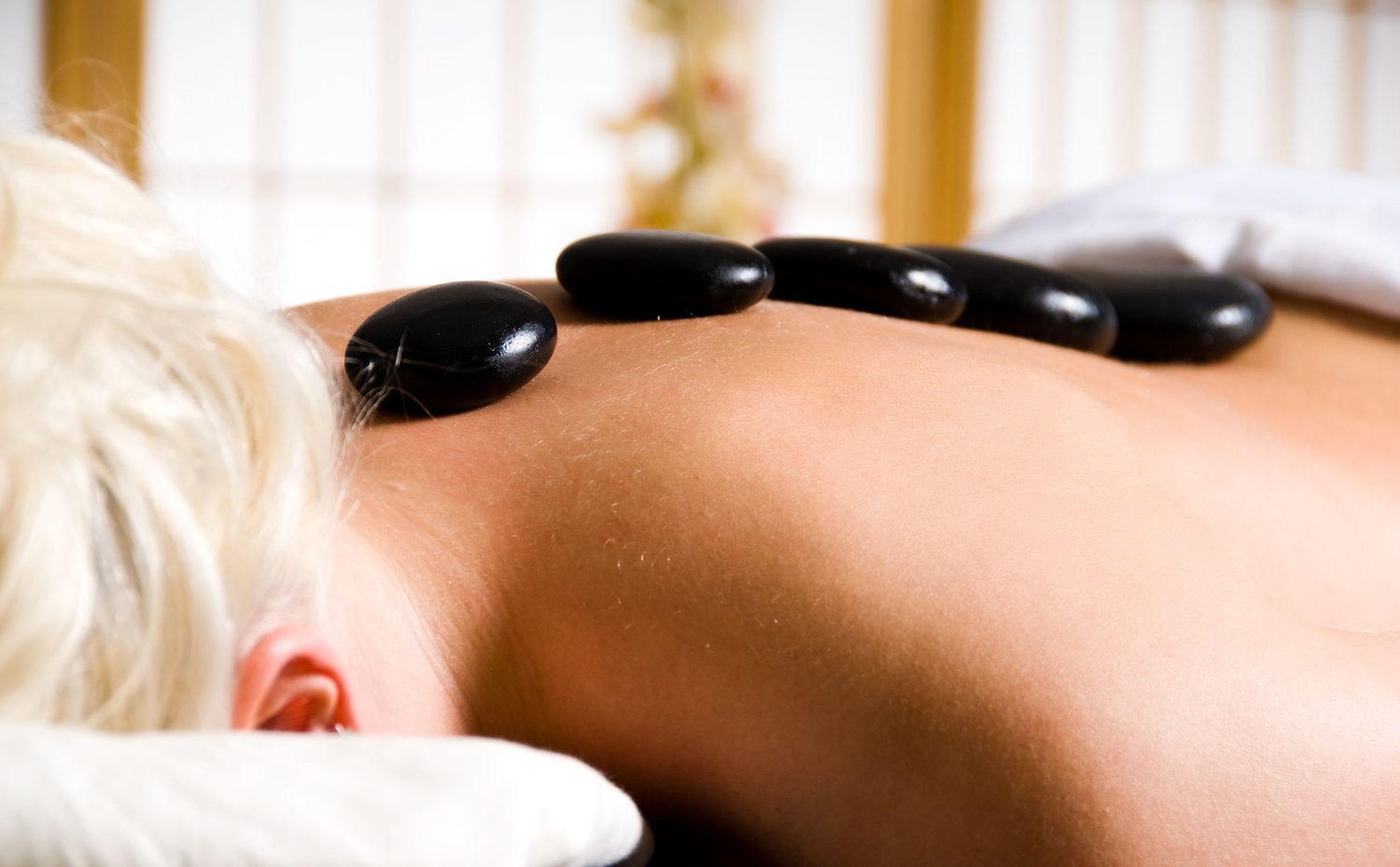 Hot stone massage